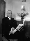 American businessman Thomas John Watson at Savoy Hotel 1936 OLD PHOTO