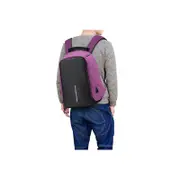 Anti Theft Backpack Travel 16 Inch Laptop Bags with USB Charging Port-Purple