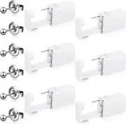 6 Pcs Disposable Nose Piercer Gun Kit Self Ear Piercer with Studs for Men Women
