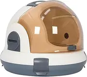 Portable Cat Carrier Space Capsule - Large Capacity Travel Kitty Basket, Durable Aviation-Grade Pet Backpack for Cats and Small Pets, Ventilated Design