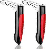 ziyue 2 pcs Car Door Assist Handle, 3 in 1 Multifunction Car Handle, Portable Seatbelt Cutter Window Breaker Emergency Tool, Anti Slip Door Latch Assist Grab for Elderly and Handicapped(Red)