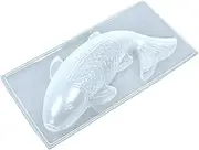 Fish Pastry Mold - Carp Fondant Mould | Fish Shape Cake Making Mold | Easy Release Mould | Art Craft Making Tool for Rice Cake | Moon, Chocolate, Jelly, Pastry Kitchen Accessories