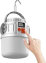 Solar LED Lantern - LED Camping | Waterproof, Solar Powered, Hand Crank, Rechargeable Flashlight, Lighting for Cuts Compact Waterproof and Efficient