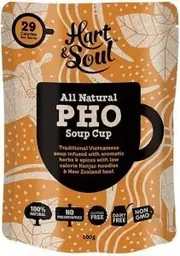 Hart & Soul All Natural Pho Soup Cup Sachet G/F 100g
