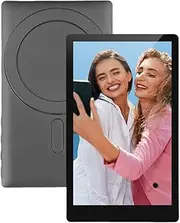 Phone Vlog Selfie Monitor Screen, Magnetic Rear Camera Video Display, 2.4/5G Wireless Recording, 180° Rotated, Using Phone Rear Camera for Selfie Vlog, for iOS & Android