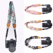 Roses Scarf Camera Shoulder Strap Neck Belt Grip For DSLR Canon Nikon Sony Fuji