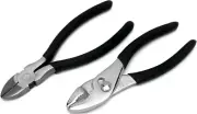 1434 6 Slip Joint and 6-Inch Diagonal Cutting Pliers - Cushion Grip Handle fo...
