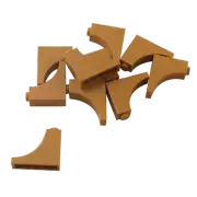 10 NEW LEGO Arch 1 x 3 x 2 Inverted Medium Nougat