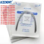 10Pqts Dental Ortodoncia Arco Super Elástico Niti Arco de Alambre Rectang AZDENT