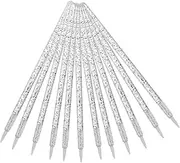 Baluue Disposable Eyeliner Brush Applicator Versatile Makeup Tool for Eyeliner Shadow Lip Lining Ergonomic Grip Precision Application Lightweight Portable for