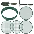 Gardening Sifter Set Detachable Riddle Sieve With Shovel Rake for Soil Stones ☬