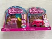 Mattel Barbie Mini Barbie Land Camper- Pool + Boat-Pool- Slide