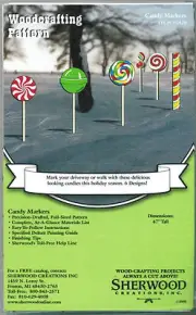 Christmas Candy Yard Art Woodworking Plans by Sherwood Creations
