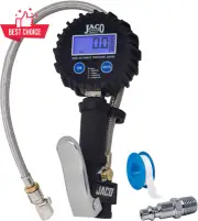 FlowPro Digital Tire Inflator Pressure Gauge 200 PSI Heavy Duty Air Chuck