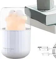 Humidifier Small - 300ml Cat Paw Shaped Water Vaporizer - Hydration Fog Spray Machine, Bedroom Night Light, Dry Air Cooling Device for Workers