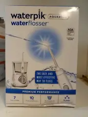 Waterpik Aquarius Waterflosser W/7 Jet Tips Brush Tip **Sealed