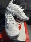 Nike Air Vapormax Plus Triple White Platinum Mens Shoes 924453 100 Size 11.5 New