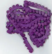 Dames of the Needle - From The Cauldron - Mini Pom Pom - Vam-Purple