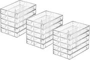 15 Pcs Audio Cassette Storage Cases,Clear Plastic Cassette Tape Cases,Audio Cassette Tape Case Clear,Clear Plastic Cassette Tape Storage Cases,Music Casette Box Organizer Audio Cassette Storage