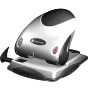 Rexel 2 Hole Punch Precision Clam Large 4 0Sheets Puncher Silver/Black