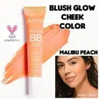 Purlisse Blush Glow BB Cheek Color MALIBU PEACH Orange Youthful Creamy Buildable