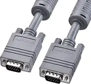 Sanwa Supply KB-CHD1515K2 CRT Composite Coaxial Cable, 15m Light Gray