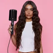 [Mermade Hair] M Infrared Waver Black 3 Barrel Curling Iron Wand Mermade Hair