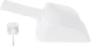 OHPHCALL Effortless Ice Scooper for Freezer 2 Pack Ice Cubes Removal Tool with Holder Multi-use Kitchen Bar Scoop