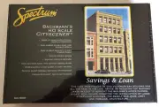 HO Bachmann Spectrum 88088 Cityscenes Savings & Loan Building Unassembled KIT