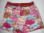 NWT PETER ALEXANDER LADIES CHRISTMAS LETTERS SANTA BOXER SHORTS SIZE M
