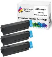 3 Pack Compatible Toner Cartridge for OKI 44992407 (2,500 Pages) for OKI B401 B401d B401dn MB451 MB451dnw MB451W