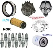 Tune Up Kit Filters Cap Wire Spark Plugs For CHEVY K5 BLAZER V8 5.0L 1982-1986