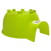 Pet One Small Animal Hide Plastic Igloo Green Large