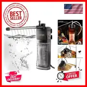 Internal Filter for Aquarium, Submersible Aquarium Filter for 5-12gallon Fish...