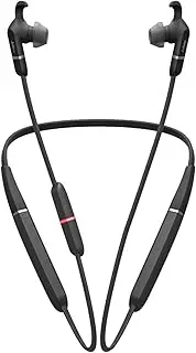Jabra Evolve 65e UC & Link 370 Bluetooth Headphones, Black
