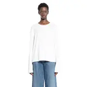 [AGOLDE] Runa Long Sleeve Tee White