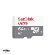 SanDisk microSD card with 64GB SD card adapter Fire tablet compatible