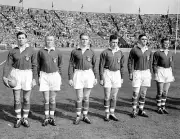 RUGBY LEAGUE OLD PHOTO Workington Town Line Up 1952