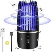 Mosquito Killer Lamp, 2 in 1 Bug Zapper, Portable Zappers with Night Light, USB