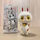 Takashi Murakami Mr Mini Figure Anime Art Goods ZIMOMO Lucky Cat White SoftVinyl