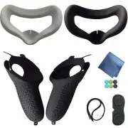 Silicone Handle Protective Sleeve Case Cover Mask For Quest2 Accessories
