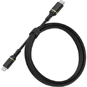 OtterBox Lightning to USB-C Fast Charge Cable (1M) - Black (78-52551), 3 AMPS (60W) USB PD,Bend/Flex-Tested 3K Times,Up to 4X Faster Charging, Durable