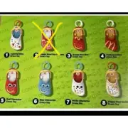 McDonald's X Crocs 2024 Happy Meal Mini Crocs Key Chains Set Of 7. MISSING NO.4.