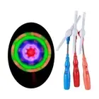 Led Glowing Windmill Toy Flashing Light Up LED Spinning Music Windmill Toy IW