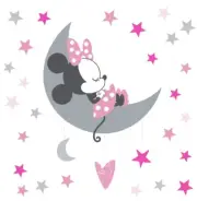 Disney Baby Minnie Mouse Pink/Gray Celestial Wall Decals by Lambs & Ivy