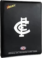 Official AFL Carlton Collector Card Vinyl Album