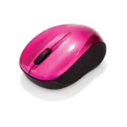 [49043] GO Nano Pink Mouse Wireless Optical 3 button, 1600dpi wireless mouse