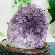 1058g Natural Amethyst Geode Mineral Specimen Crystal Quartz Energy Decoration