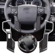 2X Steering Wheel Cover Decoration Trim Bezel for 4Runner 2010-2019 Styling (for: Toyota)