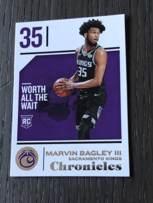 2018-19 Chronicles MARVIN BAGLEY III #72 RC Kings Rookie Card